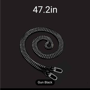 New in Package Gun Metal Bag Chain